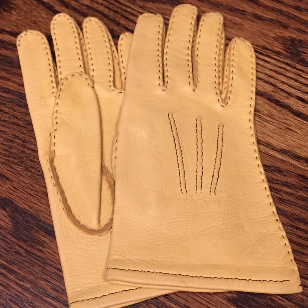 Vintage Deerskin Gloves